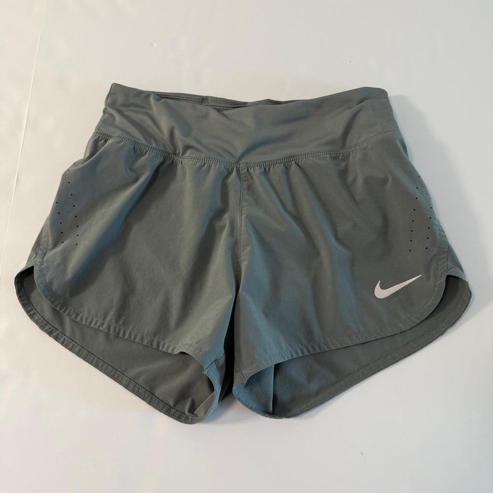 Nike Women Running Shorts Grey Athletic Gym Training CZ9580-084 Small